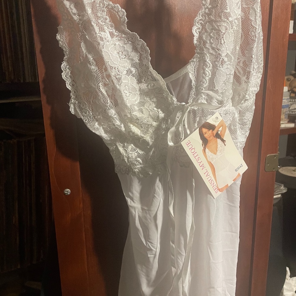 Lace top baby doll nightgown